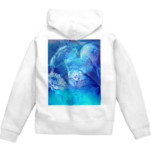 夏。私の目に映るもの。「儚」 Zip Hoodie