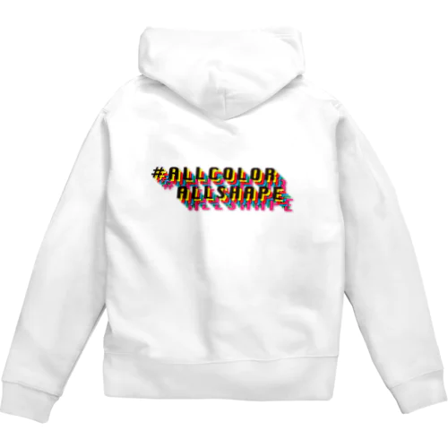 ブランドロゴ!001 Zip Hoodie