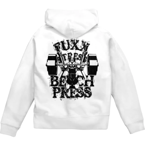 Big3 BenchPress ZipHoodie 白系色 Zip Hoodie