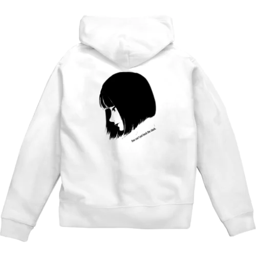 One cannot put back the clock. Zip Hoodie