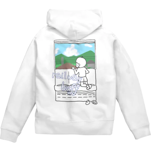 乗り鉄くん Zip Hoodie