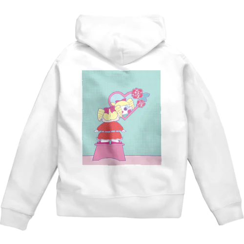 ぷーちゃん・お化粧編 Zip Hoodie