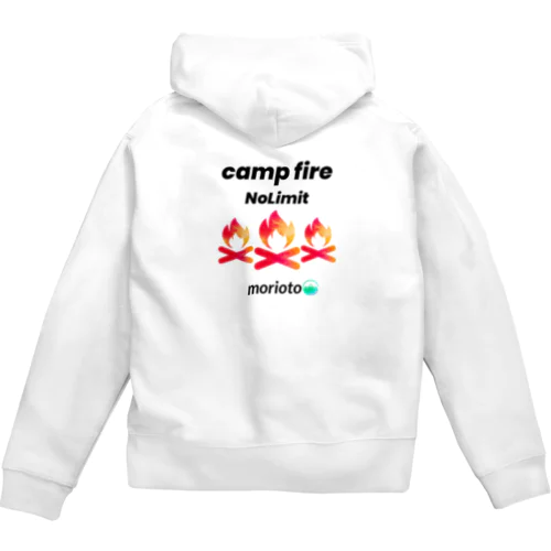 campfire × morioto ジップパーカー