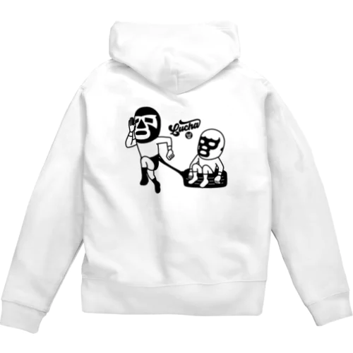 (バックプリント)LUCHA#106mono Zip Hoodie