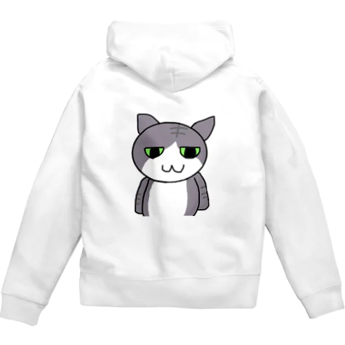 アメショのサバくん Zip Hoodie