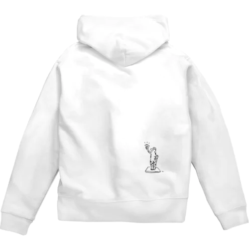 じゆうのもりお Zip Hoodie