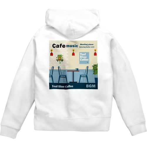 Cafe music - Meeting place - Zip Hoodie