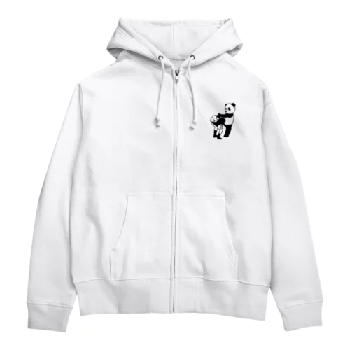 膝蹴り Zip Hoodie