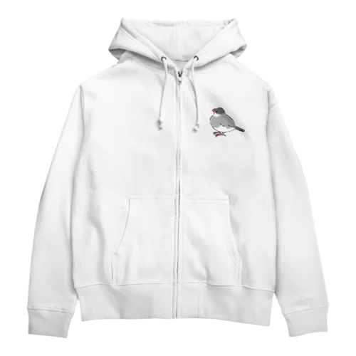 もっちり文鳥 Zip Hoodie