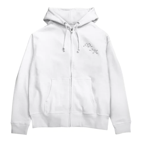 酸っぱい構造式 Zip Hoodie