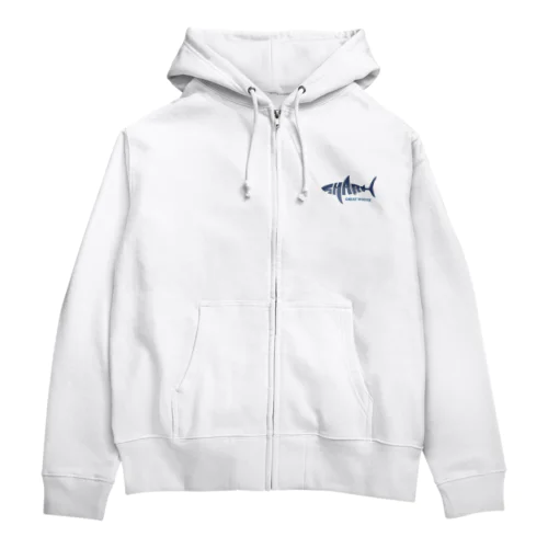 SHARK -Logo Style- Zip Hoodie