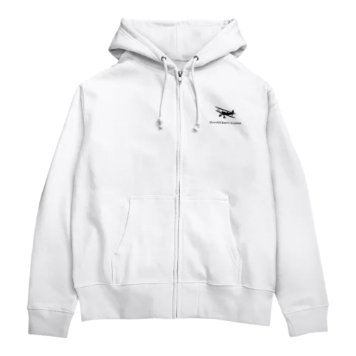 公式ロゴグッズ【Threefall Japan Aviation 】 Zip Hoodie