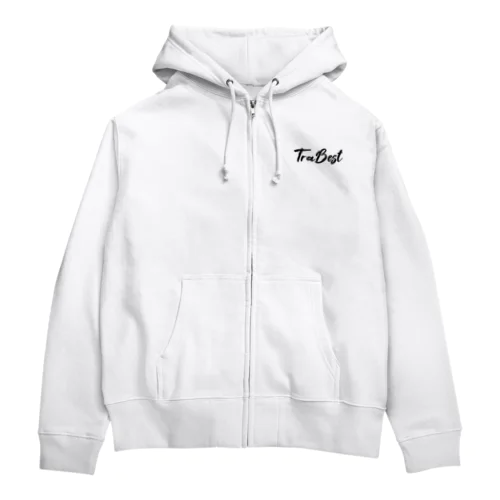 全6色 黒ロゴ  ジップパーカー Zip Hoodie