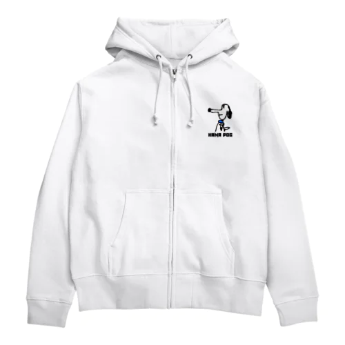 “HANA DOG” ロゴ小 Zip Hoodie