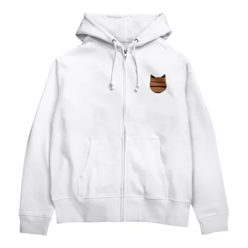 バタークリームのチョコレートケーキ Zip Hoodie