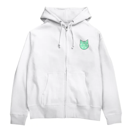 メロン型のアイス Zip Hoodie