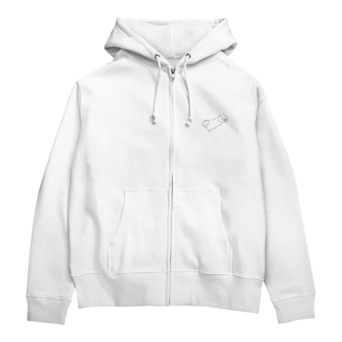 ふせした日本スピッツ Zip Hoodie