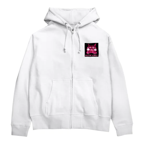 BFにゃ～PINKCAT Zip Hoodie