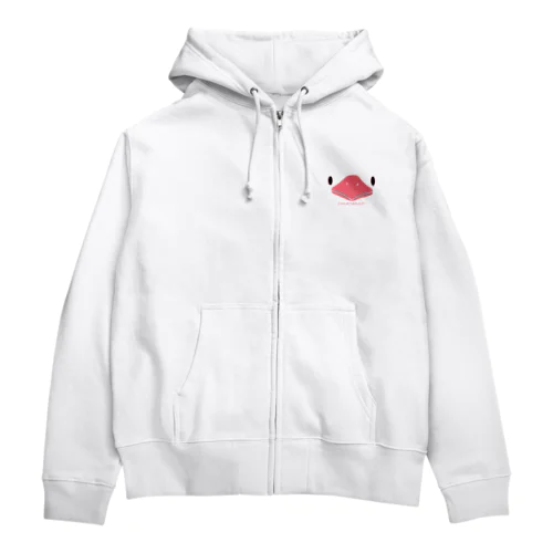 ハクガンFace Zip Hoodie