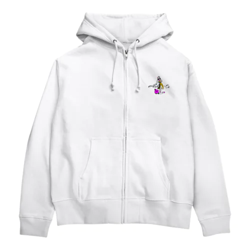 HULA GIRL Zip Hoodie