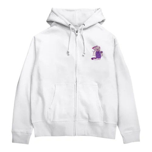 なにも知らないねこ Zip Hoodie