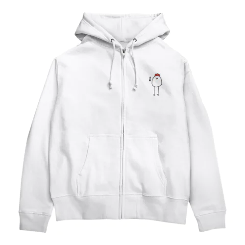 美脚 Zip Hoodie