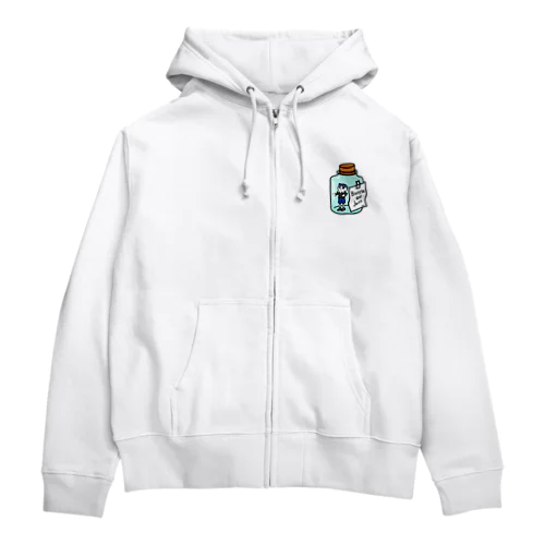 ビン詰めスカル君 Zip Hoodie