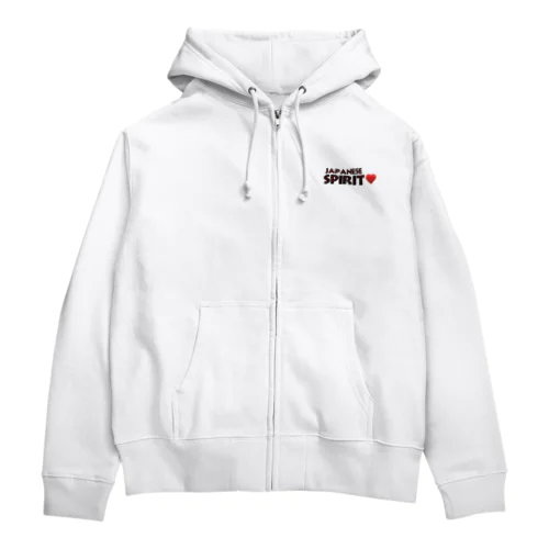 日本魂（ハート） Zip Hoodie