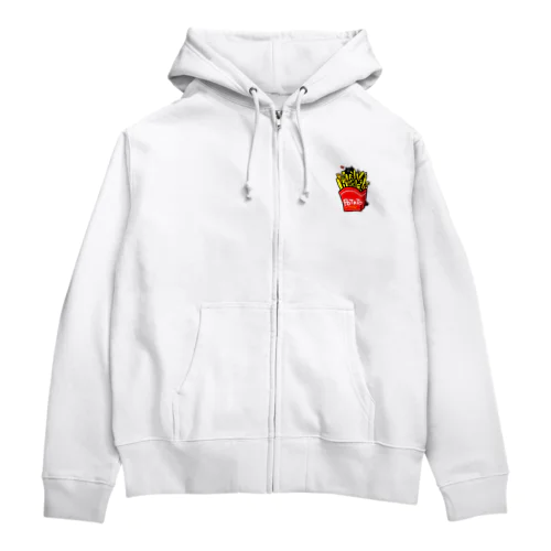 ポテトにゃん。 Zip Hoodie