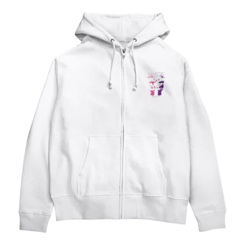 DANCE_long Zip Hoodie