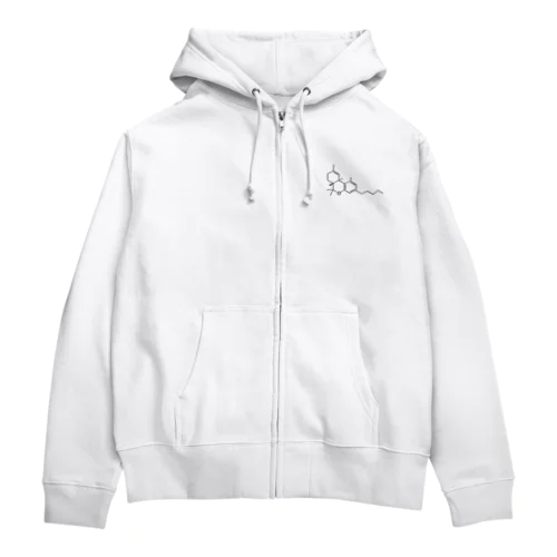 THC化学式パーカー Zip Hoodie