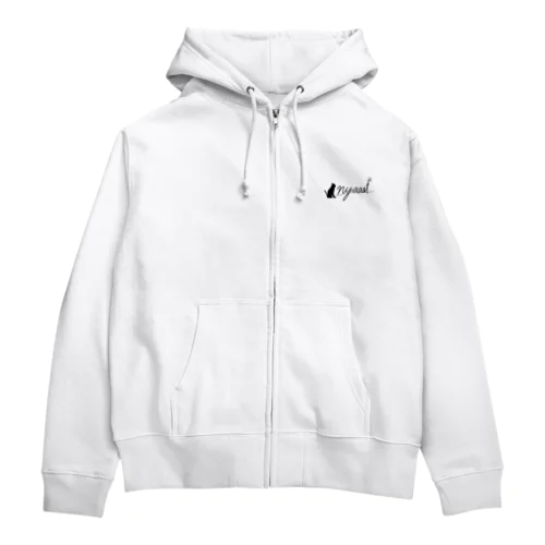 nyaaat公式ネコアイテム Zip Hoodie