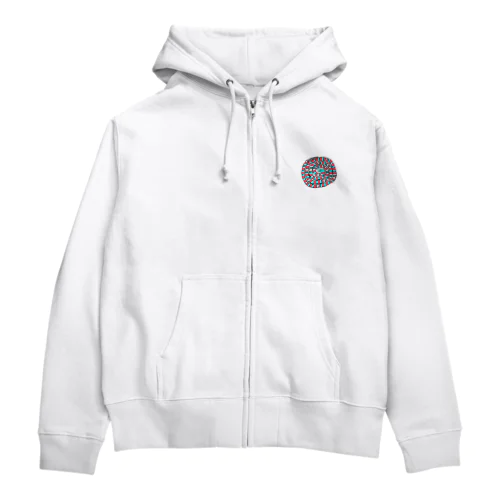 ぐるぐる毒へびじ Zip Hoodie