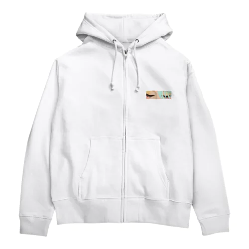 赤いくちびる💋（横） Zip Hoodie