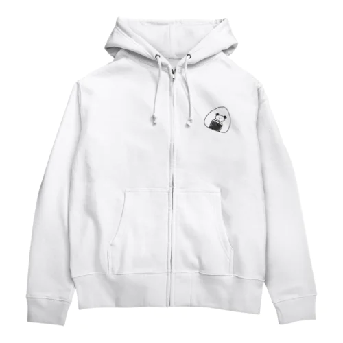 パンダ、のり布団。 Zip Hoodie