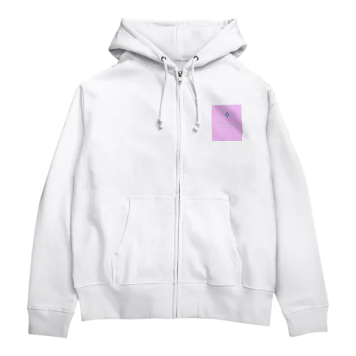 ドレスピンク Zip Hoodie