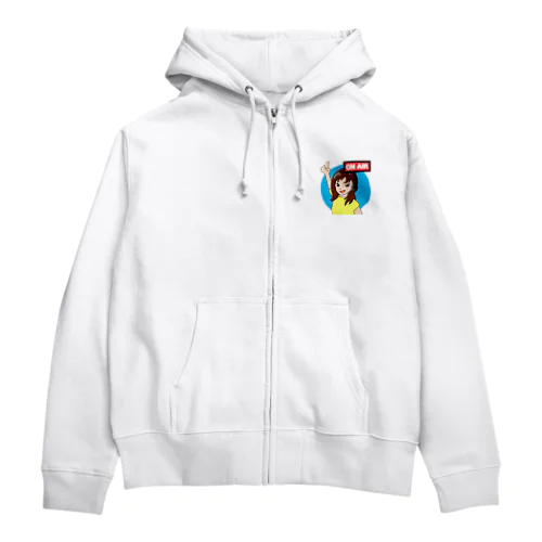 ラジオディレクターりかちゃん Zip Hoodie