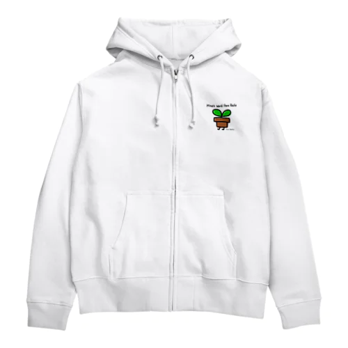 鉢子ジップパーカー Zip Hoodie