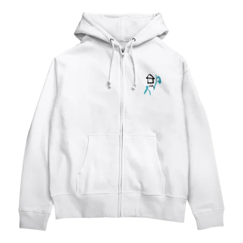 イカの逆襲。 Zip Hoodie