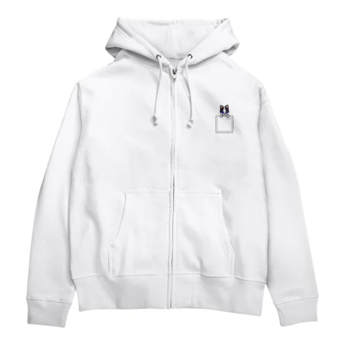 ねこ　pokenyan　ハチにゃん Zip Hoodie