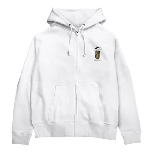 有刺鉄線(豆電球) Zip Hoodie