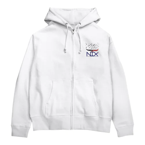 NIX_ J-Hoodie WHITE Zip Hoodie