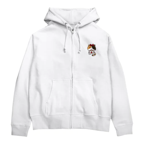 いちごぱんこ Zip Hoodie