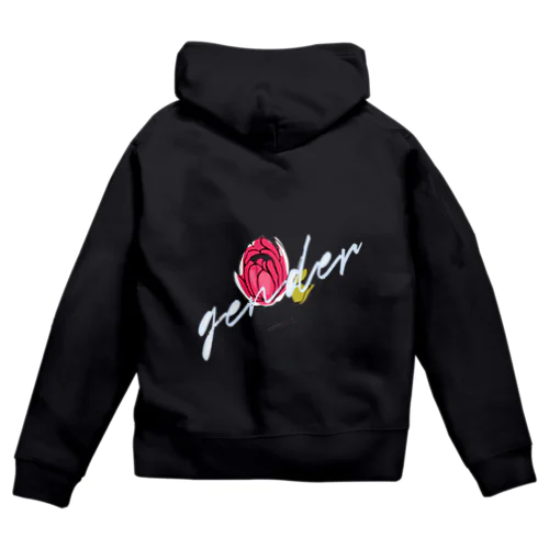 ジェンダーフリー Zip Hoodie