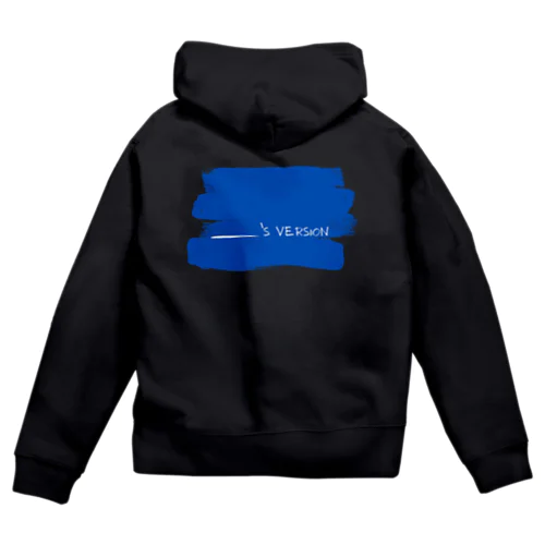 My Original Version - colored BLUE Zip Hoodie