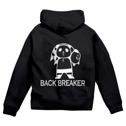 パンダプロレス バックブリーカー Zip Hoodie