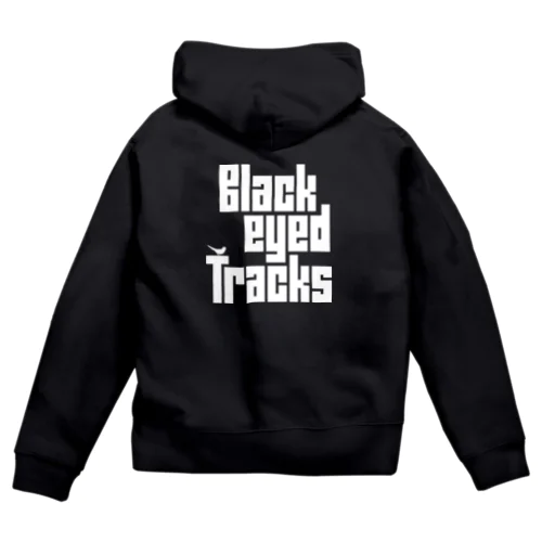 Black Eyed Tracks オリジナル Zip Hoodie