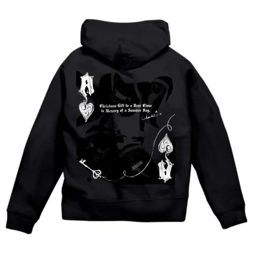 BLACK SANTA 03 Obscure Desire ブラックサンタ ネガver. Zip Hoodie