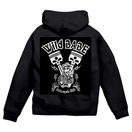 Wild BABE ジップパーカー