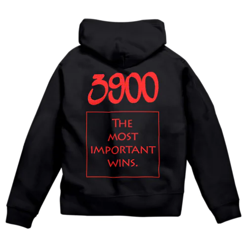 POINTS - 3900 Red Zip Hoodie